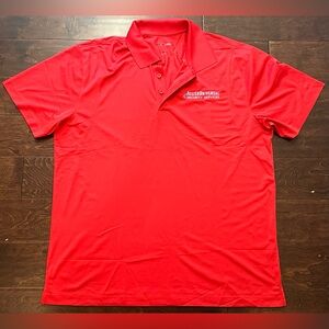 New Men’s Allied Universal Security Services Red Performance Polo Shirt- 2XL